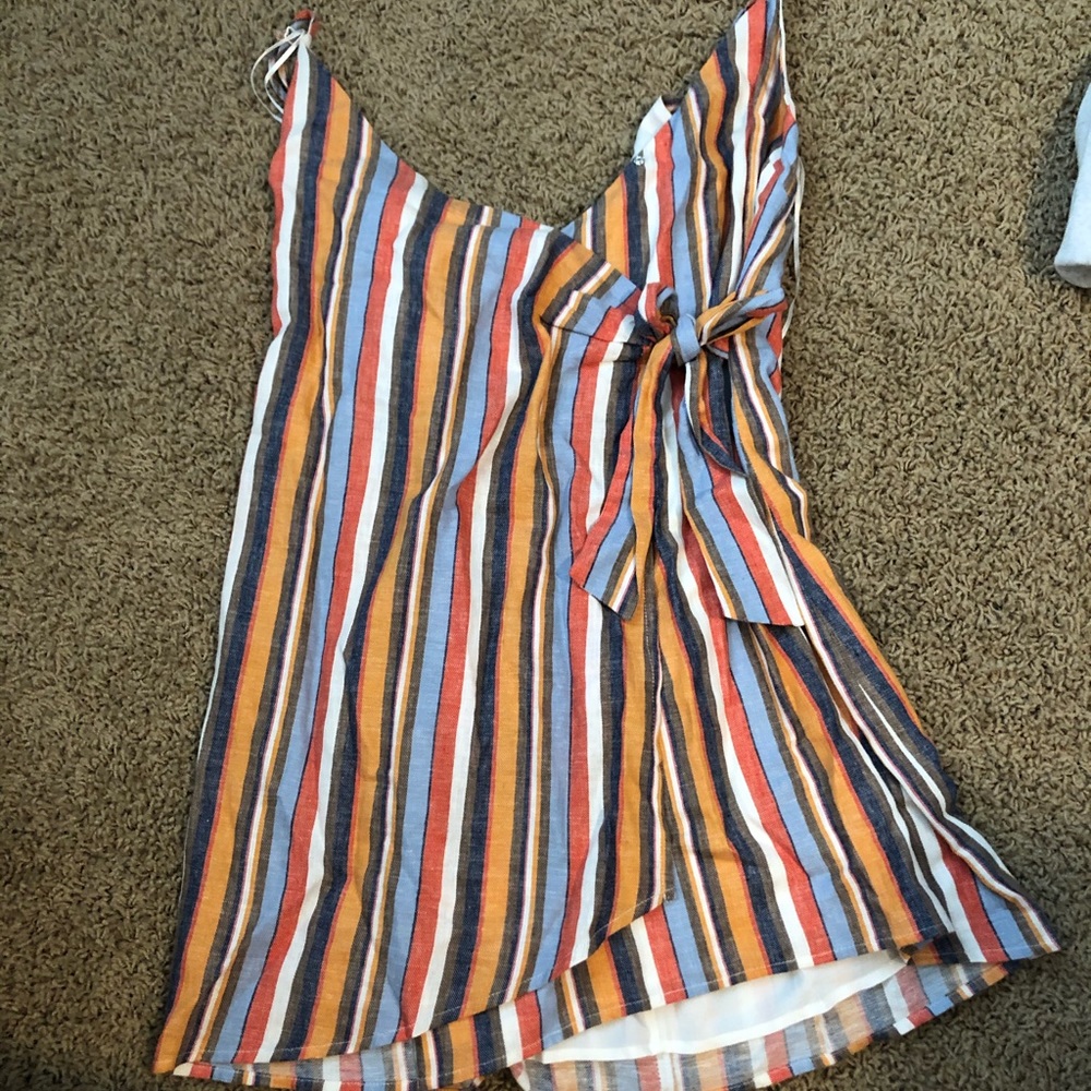 LELIS collection mini front tie dress